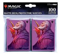 Ultra PRO - MTG Commander Masters 100ct Standard Size Card Sleeves - Urza, Lord High Artificer Artwork, Matte Finish with ChromaFusion Technology, Protect Magic: The Gathering Cards Deck Protectors