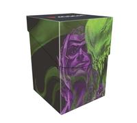 Ultra Pro - MTG Duskmourn 100+ Deck Box Ft. Tyvar, the Pummeler for Magic: The Gathering, Protect and Store up to 100+ Double Sleeves Standard Cards for MTG, Secure Lid, Vibrant MTG Art