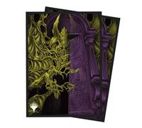 Ultra PRO - MTG Duskmourn 100ct Deck Protector Sleeves Ft. Valgavoth, Terror Eater, Standard Size Card Sleeves with Durable ChromaFushion Tech, Matte Finish