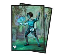 Ultra Pro Mtg Duskmourn Deck Protector Sleeves Featuring Zimone, Mystery Unraveler (Commander) (100)