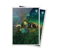Ultra PRO - MTG Duskmourn 105ct Apex Deck Protector Sleeves Artwork of Exhume, 105 Standard Size Card Sleeves for Magic: The Gathering, Gloss Clear Front, Textured Print, Durable Card Protector