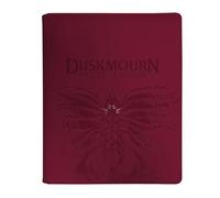 Ultra PRO - MTG Duskmourn 9-Pocket Premium Zippered PRO-Binder Creepy Leather, Stores and Protects up to 360 Standard Size Cards in Sideloading pockets, Debossed MTG Art Symbol, Zippered Closure