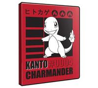 Ultra PRO - Charmander 4-Pocket Portfolio for Pokémon | Pokémon card binder, trading card organizer, TCG storage portfolio, collectible card holder, card sleeve, collector gift