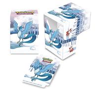 Ultra Pro Pokemon Gallery Series Frosted Forest Full View Deck Box - Holds 75 Standard Size Cards Double-Sleeved, Includes Matching Deck Divider, Self-Locking Lid, Archival-Safe Materials, Ages 216+