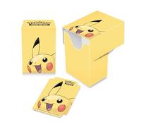 Ultra Pro | Pokemon: Pikachu Full View Deck Box | Trading Card Game Accessory, Yellow