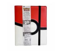 Ultra Pro E-85316 Pokemon Ultra Pro-9-Pocket Premium PRO Binder Poke Ball, Red/White