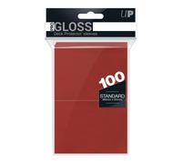 Ultra PRO - PRO-Gloss Standard Sleeves (100) - Red - Brand New & Sealed