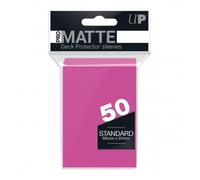 Ultra Pro Pro-Matte Bright Pink Standard Deck Protector Sleeves 50Ct