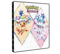 Ultra PRO Scarlet & Violet 9-Pocket Portfolio for Pokémon Cards - Full-Art Cover of Terestallized Eevee, Sylveon, Jolteon, Flareon, Vaporeon Design - Holds 252 Pokemon Cards or Standard Size Cards