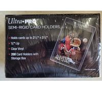 Ultra PRO Semi Rigid 1/2 inch Card Sleeves - 200 Count (11501)