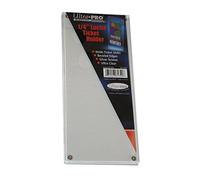 Ultra Pro SF81340 Lucite Ticket Holder, Clear, Modern Style, Holds Tickets Up to 3-1/2" x 8-1/4", Acrylic Material, Office Product, 1 Piece