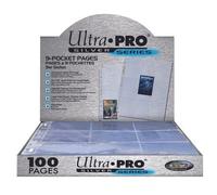 Ultra Pro | Silver Series - 9 Trading Card Pocket A4 Pages | 10 - 100 Pages