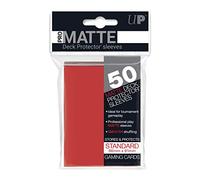 Ultra Pro Pro-Matte Red Standard Deck Protector Sleeves 50Ct
