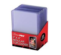 Ultra Pro Regular Toploader Clear - 25 Cards Game (3"x4") UP81222 - AW6475