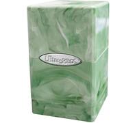 Ultra Pro ULP16346 Satin Tower Marble Deck Box Lime Green & White