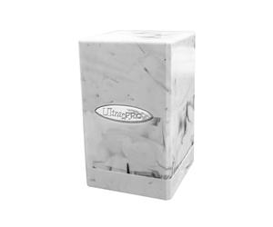 Ultra Pro ULP16347 Deck Box Satin Tower Marble Card Game Black & White