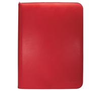 Ultra PRO - Vivid 9-Pocket Zippered PRO-Binder: (Red) - Protect Up to 360 Collec