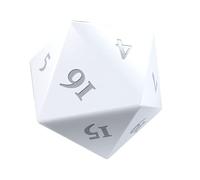 Ultra Pro - Vivid Heavy Metal D20 Dice Set 2 Pack - White