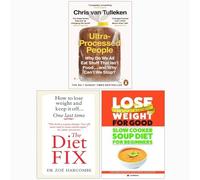 Ultra-Processed People, How to Lose Weight, Slow Cooker 3 Books Collection Set