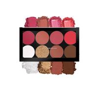 Ultra Professional Blush Palette with Shimmer Highlighters & Contour | Highly Pigmented, Easy-to-Blend Shades | Lightweight Blush & Highlighter Palette (Shade - 03)