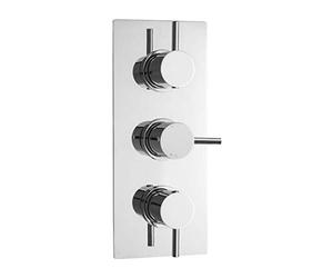 Ultra QUEV53 Quest Thermostatic Triple Valve - Chrome