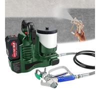 Ultra Quick Shot Sprayer weighs only 2.8kg and features 6-speed control & charging dock, ideal for stain, primer and furniture spraying Red-2Batteries
