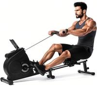 Ultra-Quiet Magnetic Rower - 8-Level Strength Builder, 300LB Warrior Frame & Space-Slaying Design for Apartment Athletes!