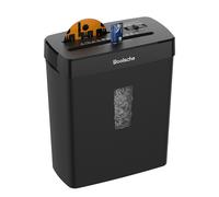 Ultra-Quiet Paper Shredder with P-4 Cross-Cut Security, Multi-Media Shredder for Home Office and Small Spaces, 32L x 16.5W x 38H cm, Black Aosom UK