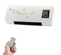 Ultra Quiet Portable Ac for Bedroom - No Window Needed Ductless System, 3-In-1 Wall Mount Air Conditioner with Bladeless Fan & Remote, Easy Install Split #4