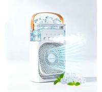 Ultra Quiet Portable Air Conditioner 0.6L Tank with LED Display,1-3H Timer,USB-C Powered for Home, Office, Bedroom, Kitchen