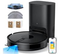 Ultra Robotic Vacuum And Mop Combo With Self Empty Station Auto Charging No Go Zones 3 In 1 Robotic Mop