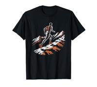 Ultra Runner Crossing Hundred Mile Finish Line Sunrise Hands T-Shirt