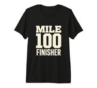 Ultra Runner Mile 100 Finisher Endurance Athlete Premium T-Shirt