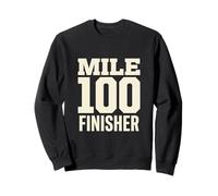 Ultra Runner Mile 100 Finisher Endurance Athlete Sweatshirt