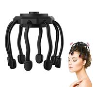 Ultra Scalp Massager with 3 Modes - Get Soothing 360 Degree Head Massage with Electric Head Scratcher, Perfect for Reducing Anxiety and Promoting Relaxation. (Black)