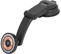 Ultra-Secure Magnetic Wireless Car Charger, Car Phone Holder Wireless Charge, 360 djustable Dashboard Magnetic Phone Charger, Foldable Suction Cup Mobile Mount Charging for 17/16 Pro Max & More