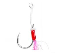 Ultra-Sharp Point Jig Hooks 5pcs for Big Game | High carbon steel, ultra-hard durability, deformation resistant, 5pcs set, for deep sea ready