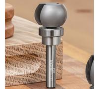 Ultra-Shear Finger Grip Groove Router Bit, 1/4 SH, 1" Boards, Template Pattern Bearing, Great for Serving & Cutting Boards, USA Made - US210FGGR