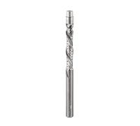Ultra-Shear Solid Carbide Flush Trim Router Bit, 1/4" CD, 1/4" SH, 1-1/2" CL, 2FL, Compression, USA Made Spiral Bit, Twin Bearing for Template Pattern