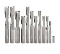 Ultra-Shear Variable Helix Spiral Joinery Router Bit, 12 Piece Master Set, for Mortise & Tenons in Plunge Router & Horizontal Routing Systems - USUV-12PC