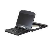 Ultra Short Depth Dual Rail WideScreen 18.5" LCD Console (USB, HDMI/DVI/VGA) CL3000NW ATEN (1920 x 1080 Full HD @60Hz), No software required, UK, 1 KVM Market Leader