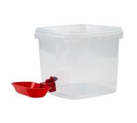 Ultra Silent Motor - Auto Siphon Bowl, Transparent Reservoir Tank for Daily Monitoring, Modern Bubbling Dish, Sl eeding Tool with Low Water Level Sensor, Ergonomic Drinking Tower for Hydration