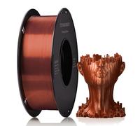Ultra Silk+ PLA Filament 1.75 mm, TINMORRY 3D Printer Filament, 1 kg, 1 Spool, Copper