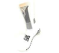 ULTRA SKILL ADVANCE GRIPS SOCKS SOCKS with Shin grip (UK, Alpha, L, Regular, Regular, White)