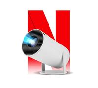 [Ultra-Slim 2.69 " 丨High Brightness] HY300 Pro Projector, Portable 4K Projector with WiFi Bluetooth Android 13 1080P Support, Auto Keystone Correction，Compact Design for Home Theater, and Gaming.