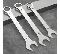 Ultra-Slim 3mm Open End Wrench with Full 4mm to 32mm Span, Smooth Jaw Action and Uniform Hardness for Repeatable Results in Maintenance Scenarios (4mm)