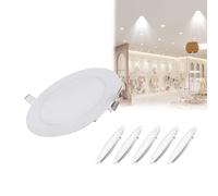 Ultra Slim 9" 18W Canless Recessed Ceiling Light - 1080LM Bright Cool White LED Downlight Energy Efficient Wafer Design for Home/Office (5-Pack) - Sleek & Modern Lighting Solution