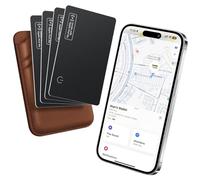 Ultra Slim Air Card Tag: 2026 MFi Certified Wallet Smart Tracker Card - Compatible with Apple Find My Wallets Finder Tracking Cards Tags, Keep Track Item Locator of Luggage, Passport, Purse, Backpack