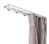 Ultra-Slim Aluminum Ceiling Curtain System for Living Room Bedroom RV - White Color 4m Length Elegant Design Easy Installation Perfect Home Decor Solution
