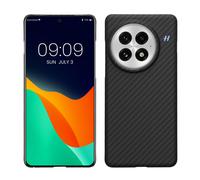 kalibri Aramid Fiber Case Compatible with OnePlus 13 - Case Super Slim Strong Protective Phone Cover - Black Matte